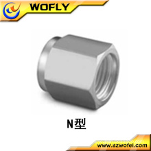 stainless steel 304 tube connecting pipe bolt nut